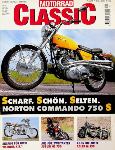 Deckblatt Motorrad Classic (03/2000)